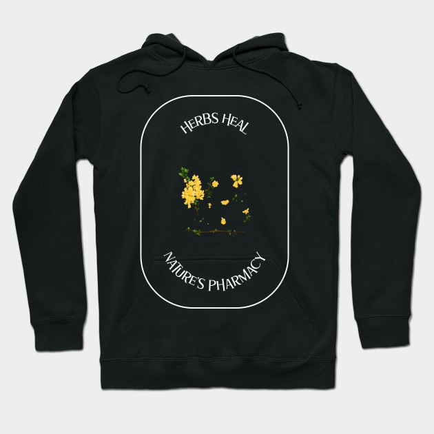 Herbs Heal, Nature's Gift To Us - Herbalist Hoodie by Kamran Sharjeel